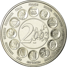France, Medal, L'Europe des 15, essai, 2003, MS(65-70), Copper-nickel