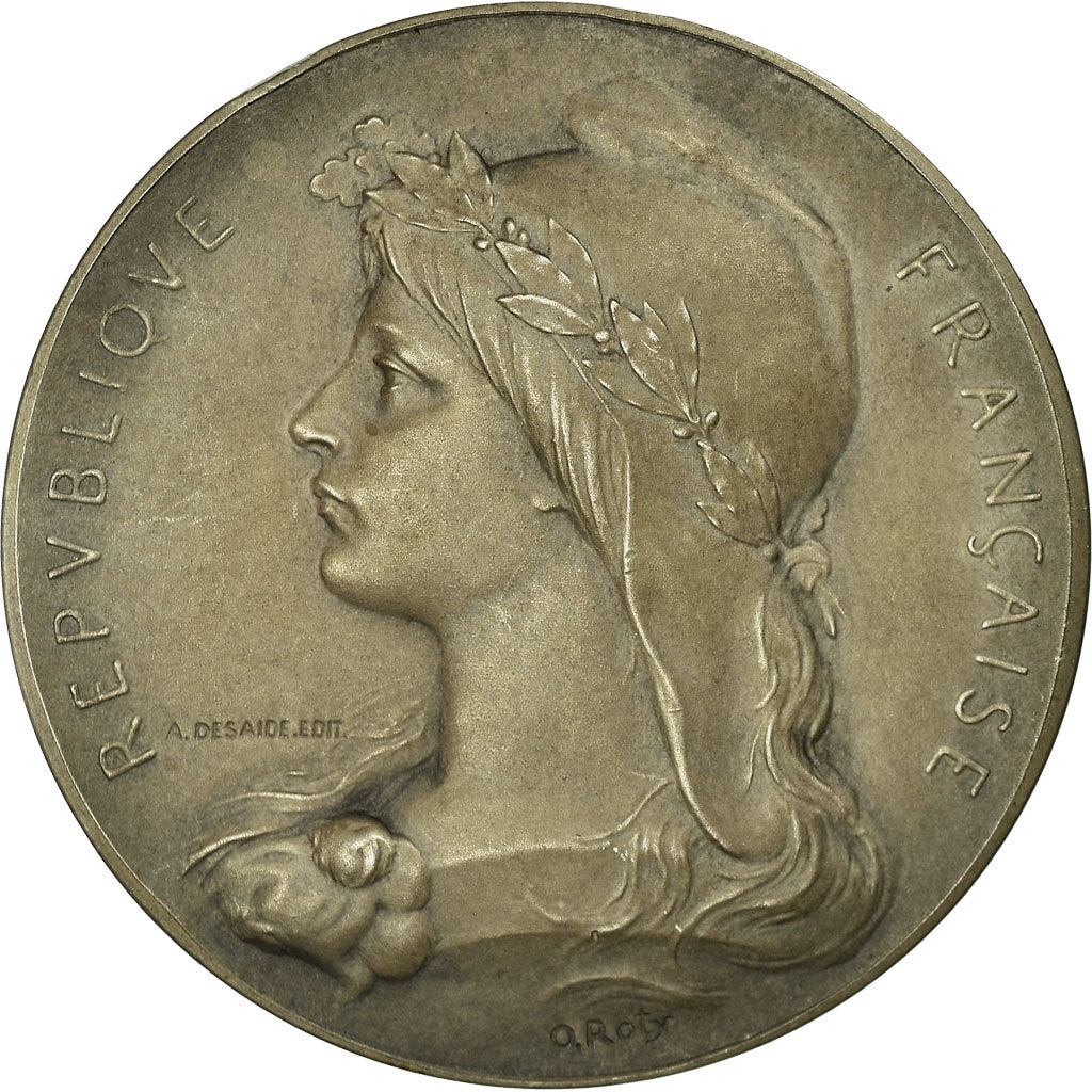 France, Medal, Préfet de la Seine-Inférieure, Roty, MS(63), Silver