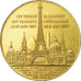France, Médaille, Souvenir de mon Ascension à la Tour Eiffel, 1889, SUP+
