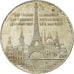 Francja, Medal, Souvenir de mon Ascension à la Tour Eiffel, 1889, AU(55-58)