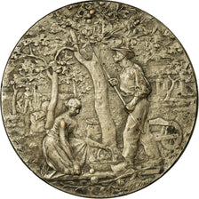 France, Medal, Comice Agricole de Damville, Eure, Rivet, EF(40-45), Silvered