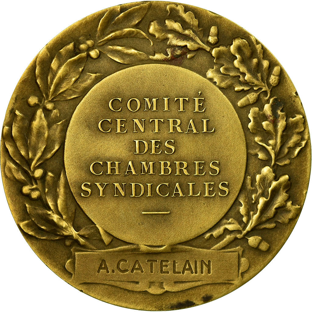 France, Medal, Comité Centrale des Chambres Syndicales, Bottée, MS(63), Bronze