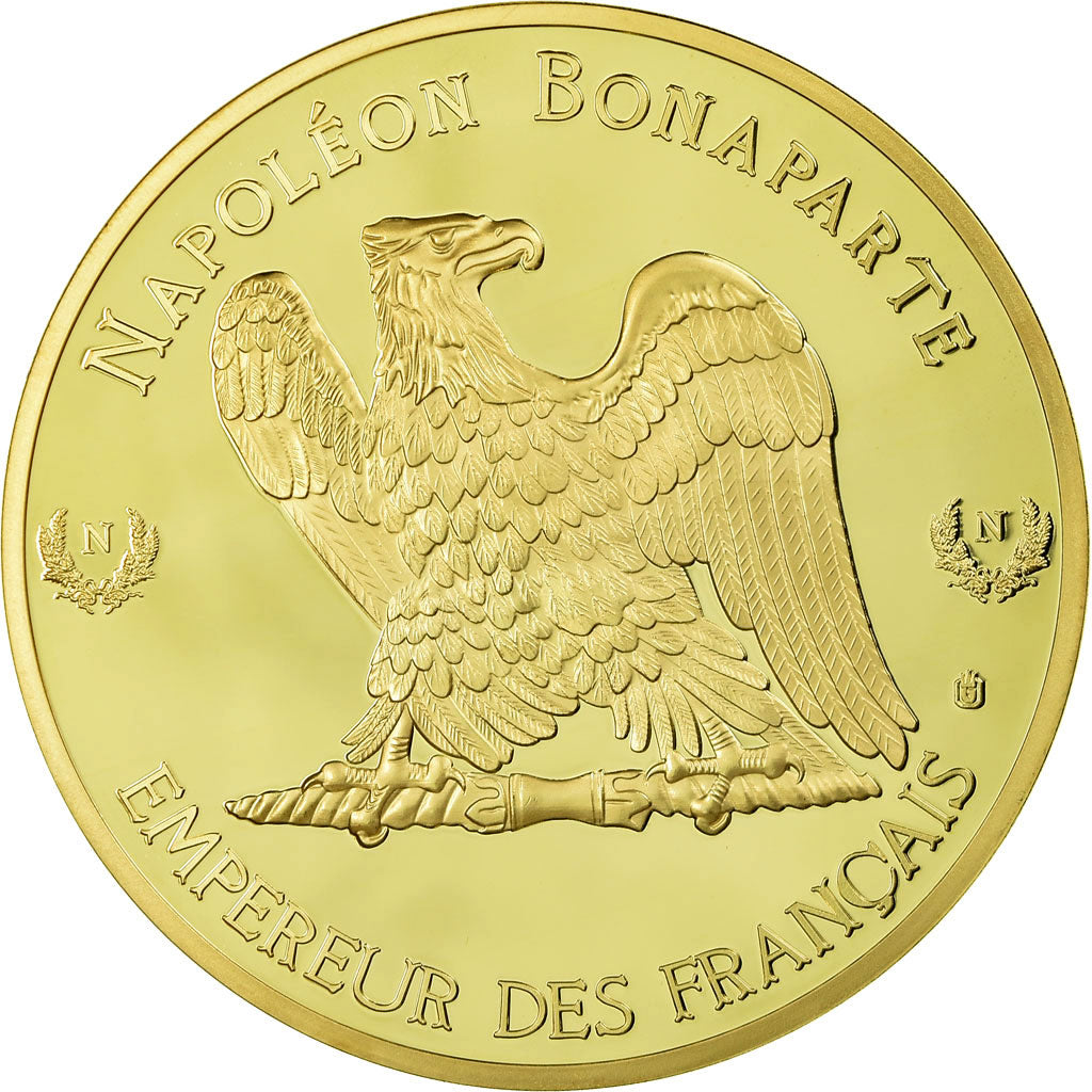 Francia, medalla, Le Retour de Napoléon, 1815, 2015, FDC, Copper Gilt