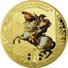 France, Médaille, Napoléon Bonaparte Franchissant le Grand Saint-Bernard, FDC