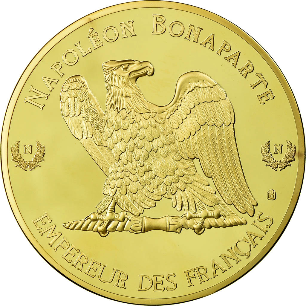 France, Medal, Le sacre de Napoléon Ier par Pie VII, MS(65-70), Copper Gilt