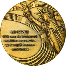 Frankrijk, Medaille, Port Autonome du Havre, 1986, PR, Bronze