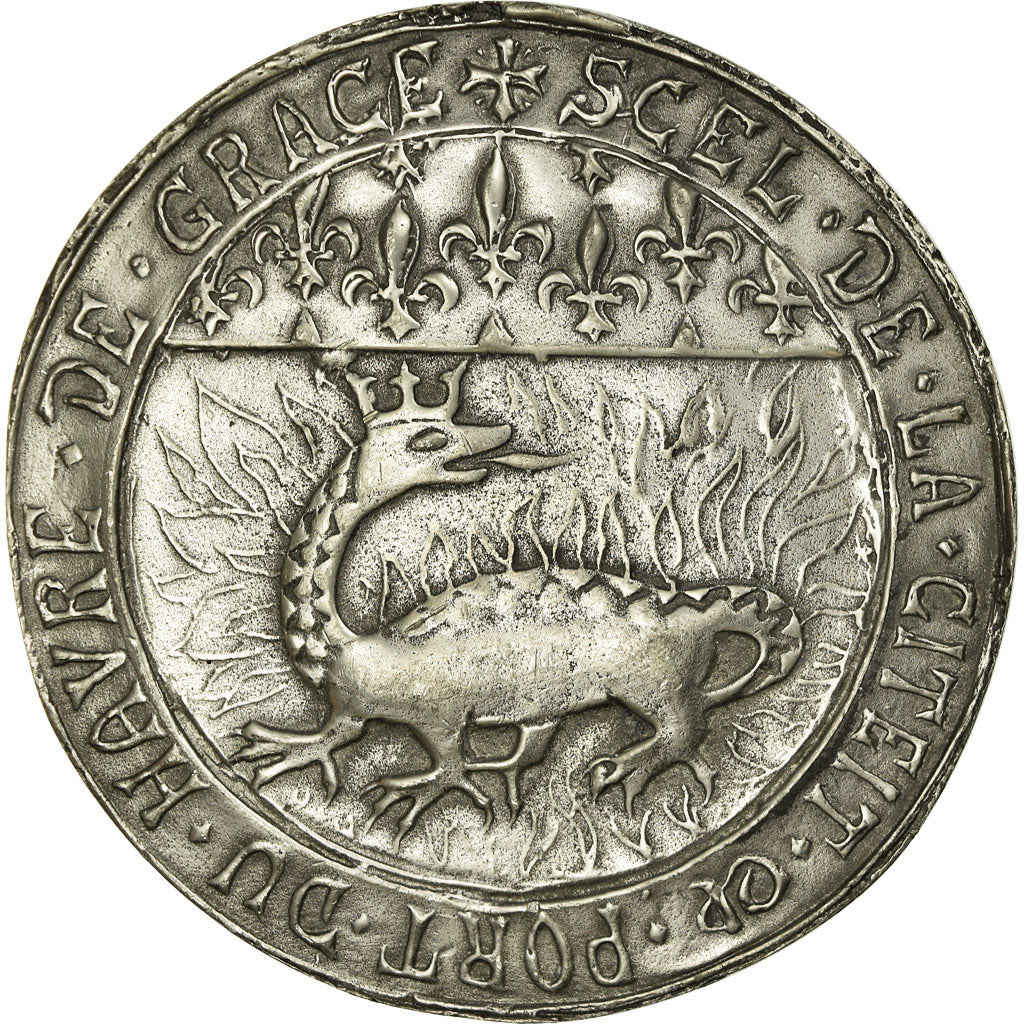 France, Medal, Le Havre de Grâce, Oeuvre des Cantines, AU(55-58), Tin