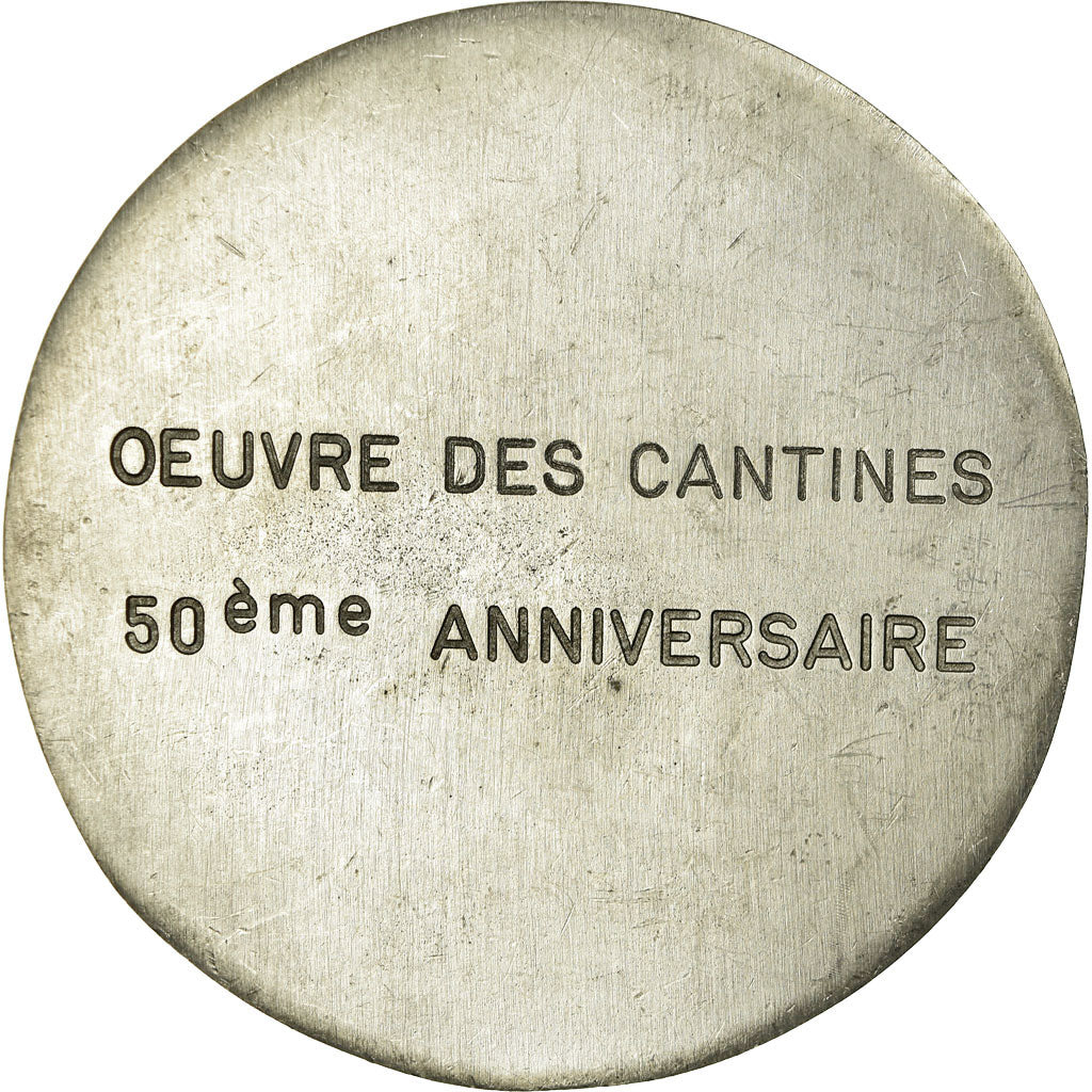 France, Medal, Le Havre de Grâce, Oeuvre des Cantines, AU(55-58), Tin