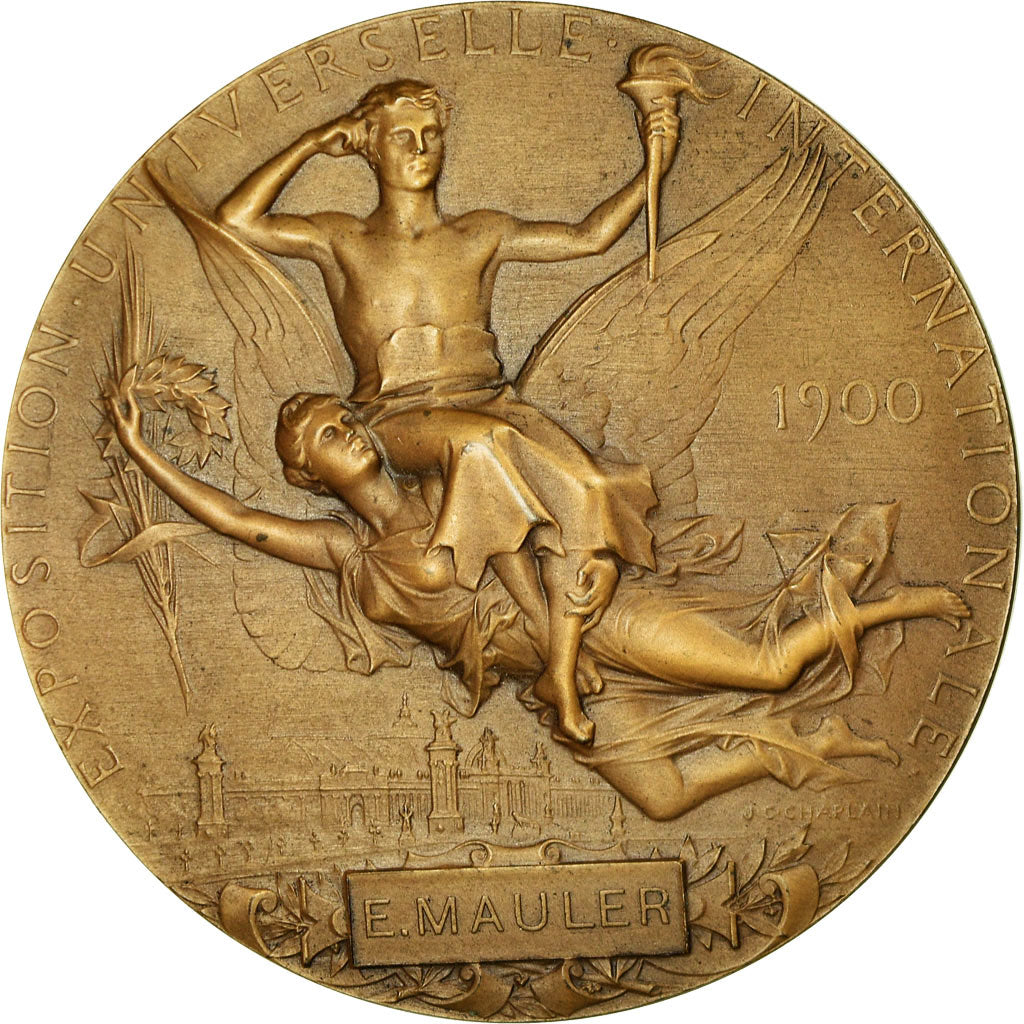 France, Medal, Exposition Universelle Internationale, 1900, Chaplain, MS(60-62)