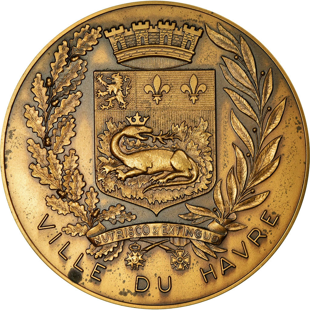 Francja, Medal, 50ème Anniversaire de la Libération du Havre, 1994, Jef