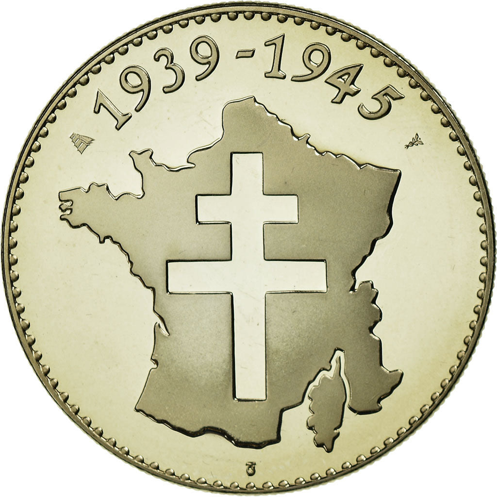 Francia, medalla, Charles De Gaulle, Appel du 18 juin 1940, FDC, Copper Plated