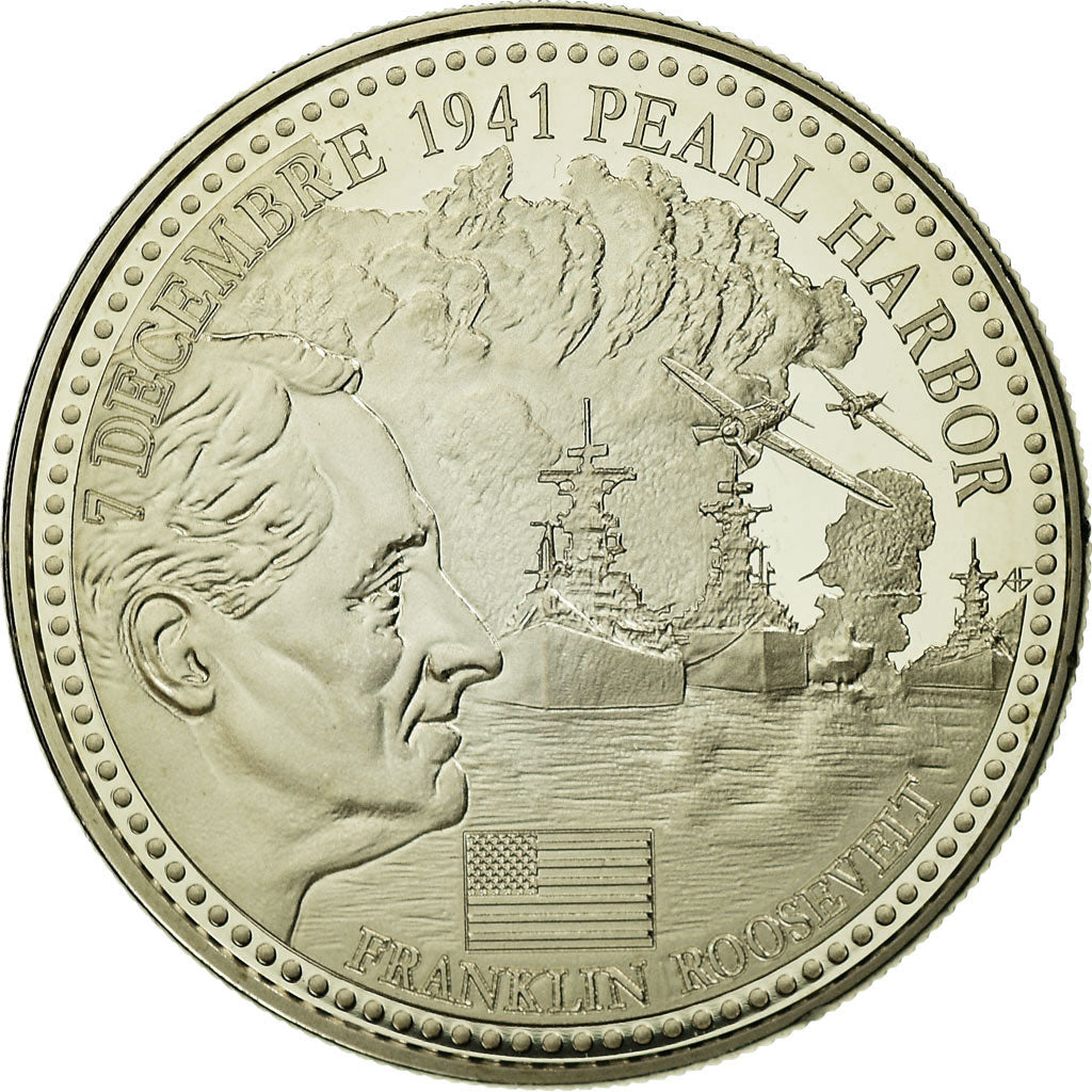 Frankreich, Medaille, Seconde Guerre Mondiale, Pearl Harbor, Roosevelt, STGL