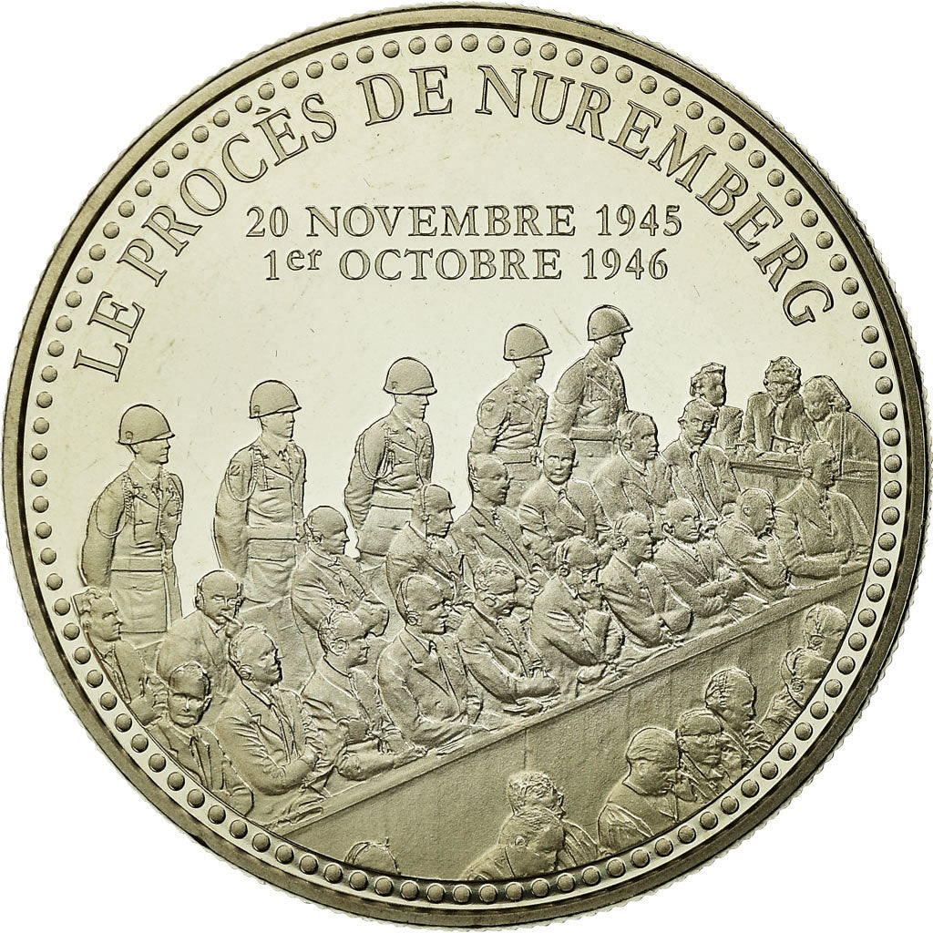 France, Medal, Seconde Guerre Mondiale, Le Procès de Nuremberg, MS(65-70)
