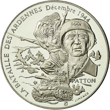 France, Medal, La Bataille Des Ardennes - Décembre 1944 - Patton, MS(65-70)