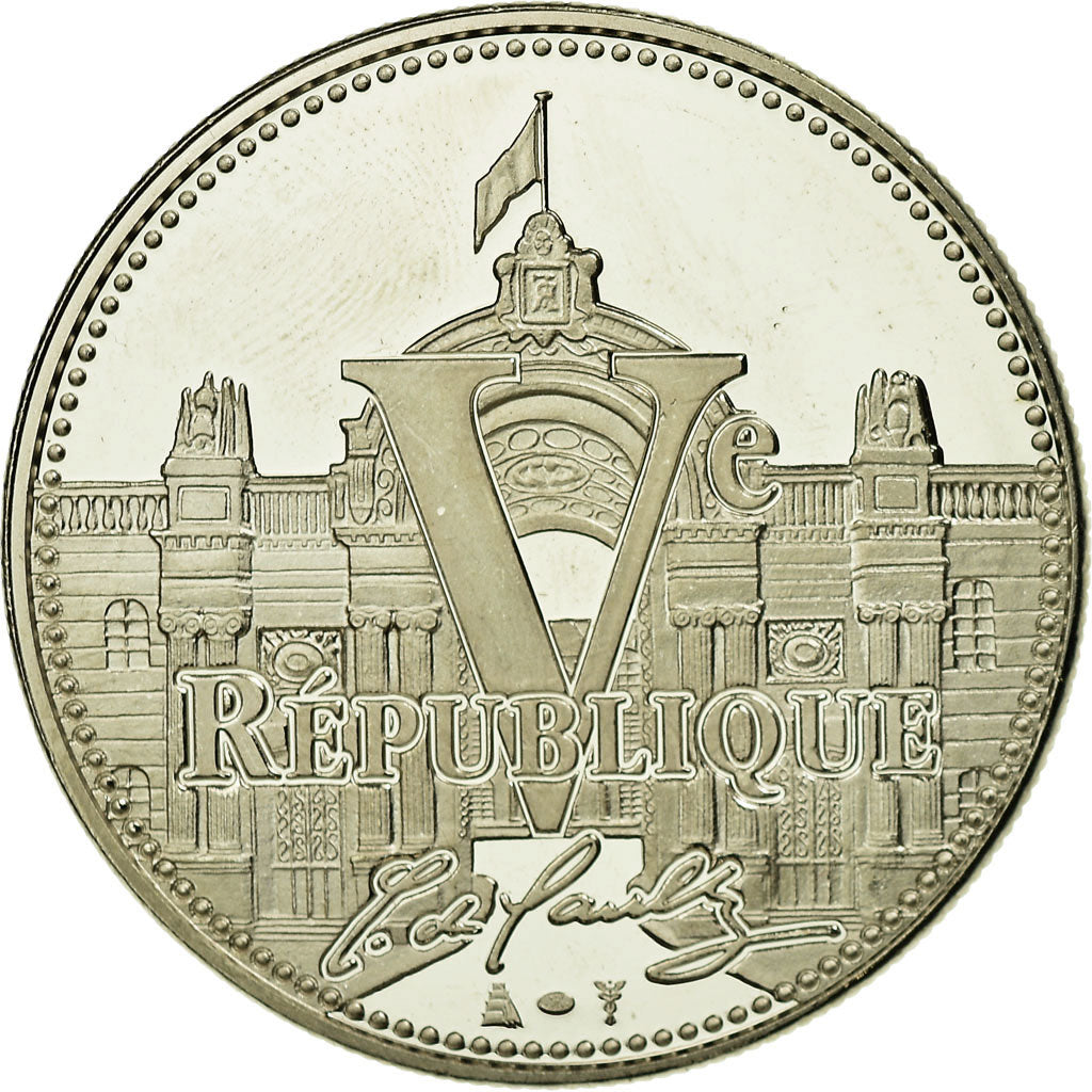 Francja, Medal, Vème République, L'Appel du 18 Juin, MS(64), Miedź