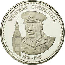France, Médaille, Vème République, Winston Churchill, SPL+, Cuivre plaqué