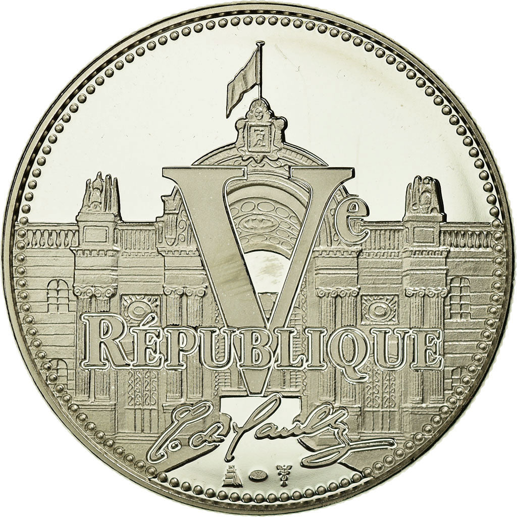 France, Médaille, Vème République, Winston Churchill, SPL+, Cuivre plaqué