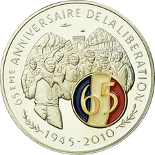 France, Medal, 65ème Anniversaire de la Libération, MS(65-70), Silver