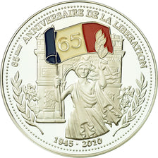 France, Medal, 65ème Anniversaire de la Libération, MS(65-70), Silver