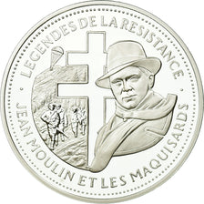 France, Medal, Légendes de la Résistance, History, MS(65-70), Silver