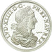 France, Médaille, Reproduction du Lis d'Argent 1656 Paris, Louis XIV, FDC