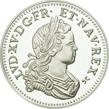 Frankreich, Medaille, Reproduction de l'Ecu de Navarre, Louis XV, STGL, Silber