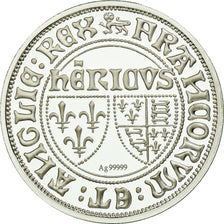 Francia, medalla, Reproduction du Blanc aux Ecus, Henry VI de Lancastre, FDC
