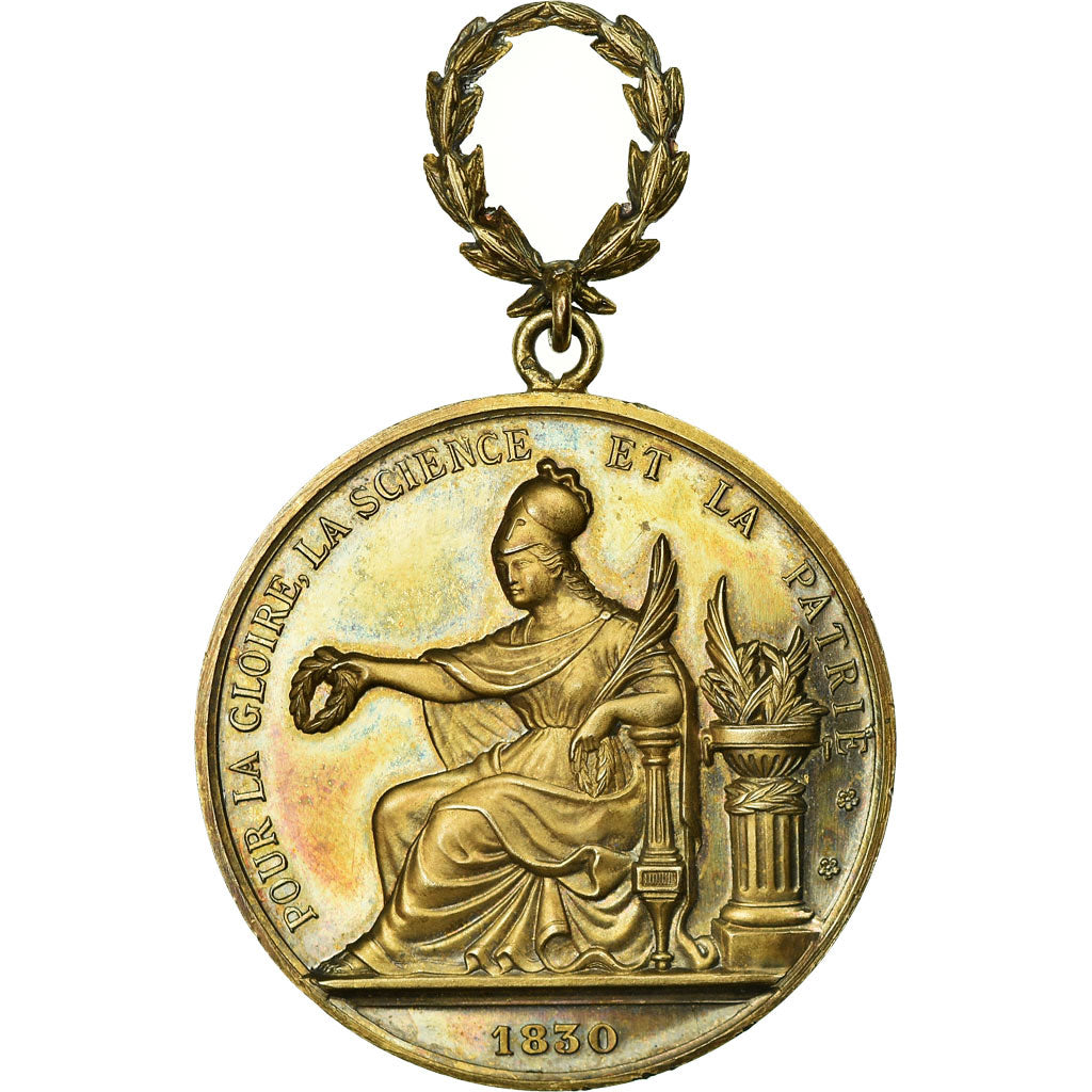 Frankrijk, Medaille, Association Polytechnique, Cours Gratuits, 1890, UNC-