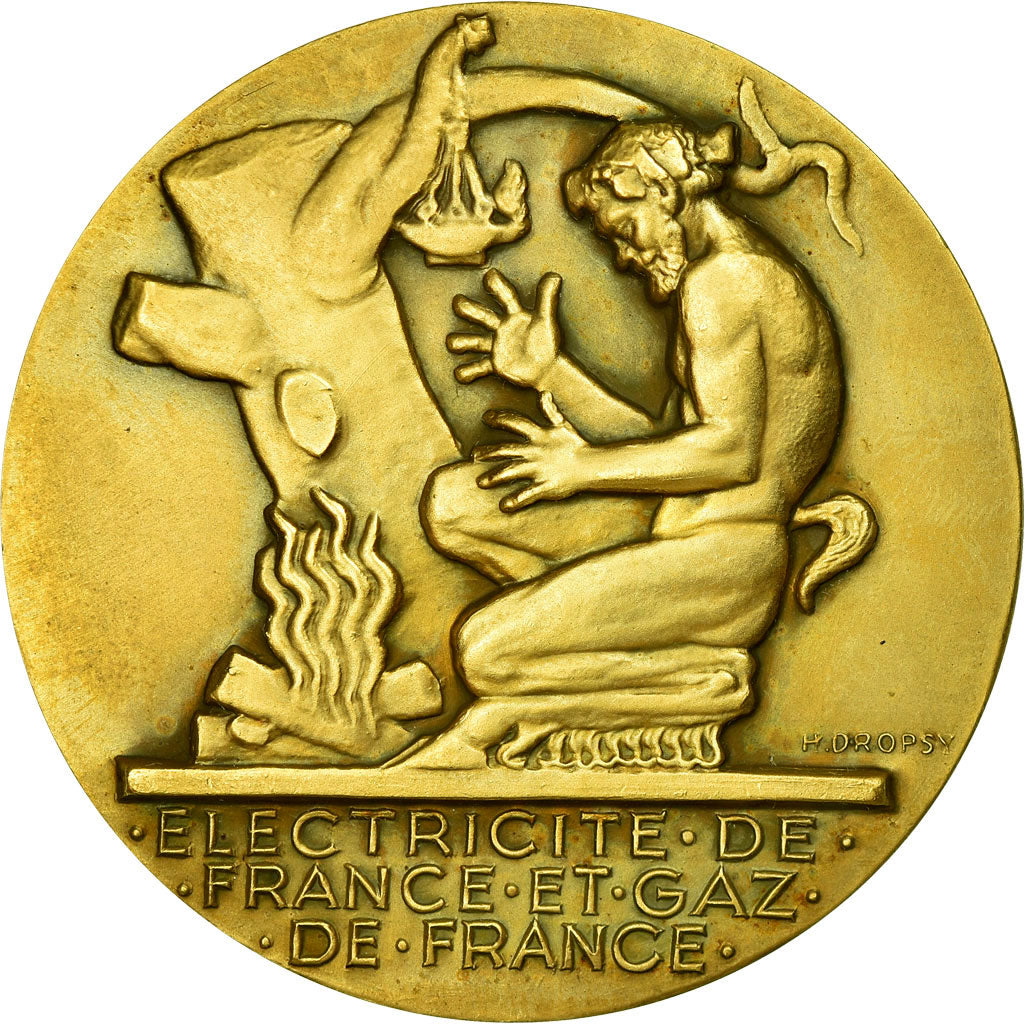 Francia, medaglia, Électricité de France et gaz de France, Dropsy, SPL, Bronzo