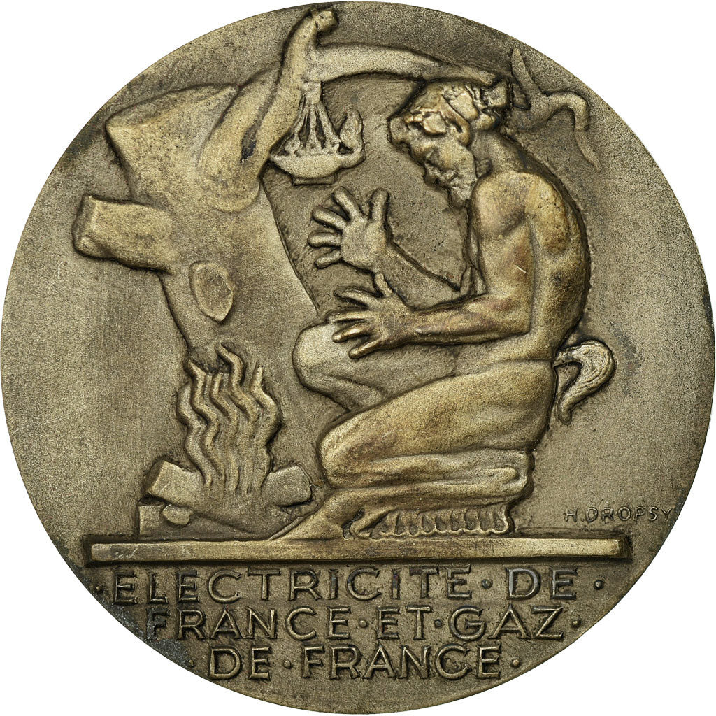 Frankrijk, Medaille, Électricité de France et gaz de France, Dropsy, PR