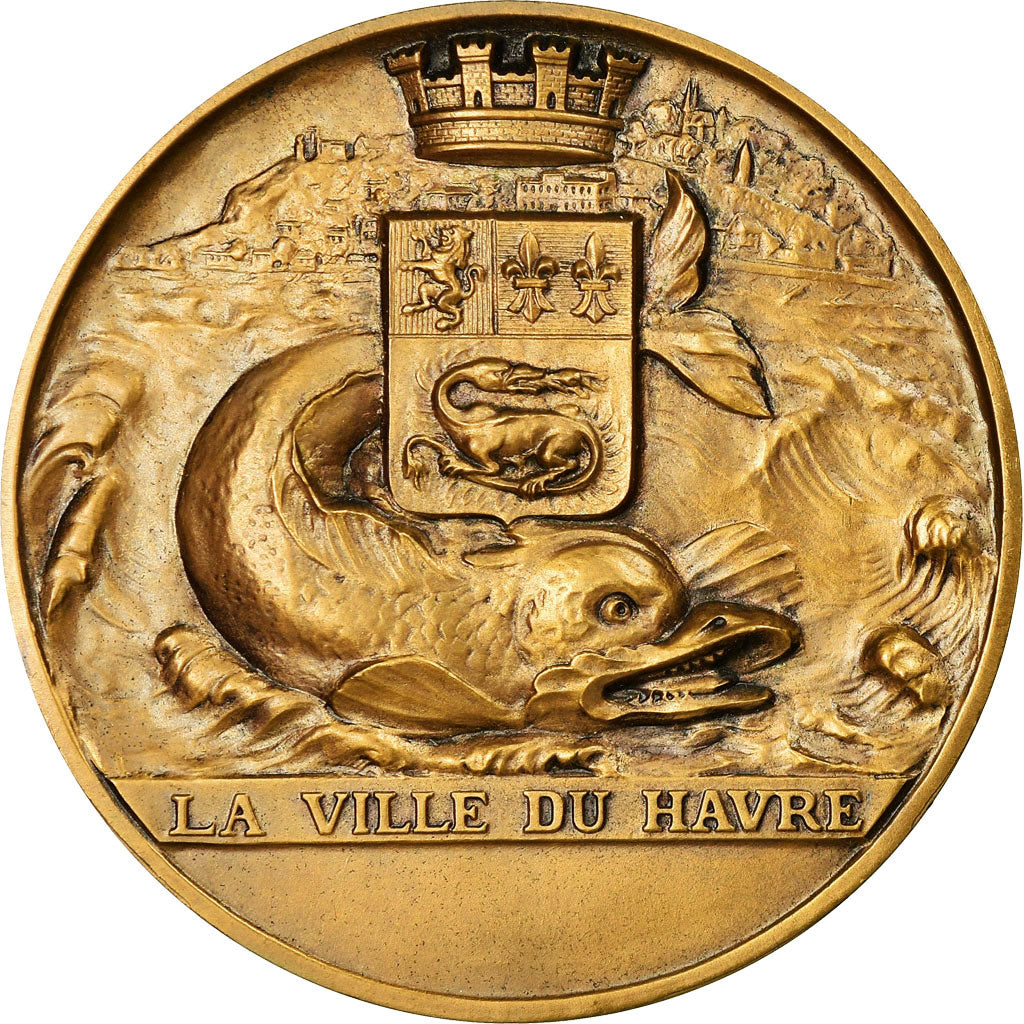 France, Medal, Le Havre, Porte Océane, Saladin, MS(64), Bronze