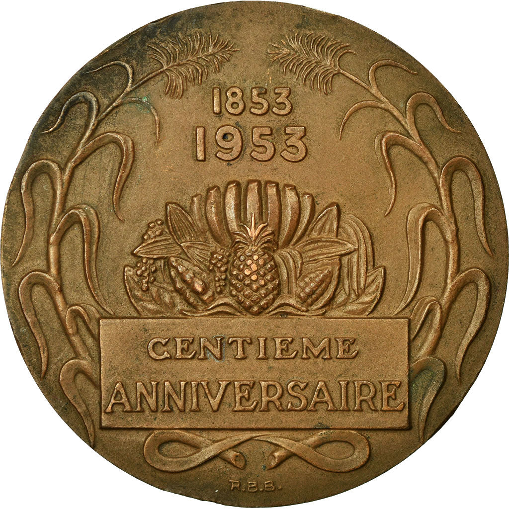 Frankreich, Medaille, Banque de la Martinique, Centième Anniversaire, 1953
