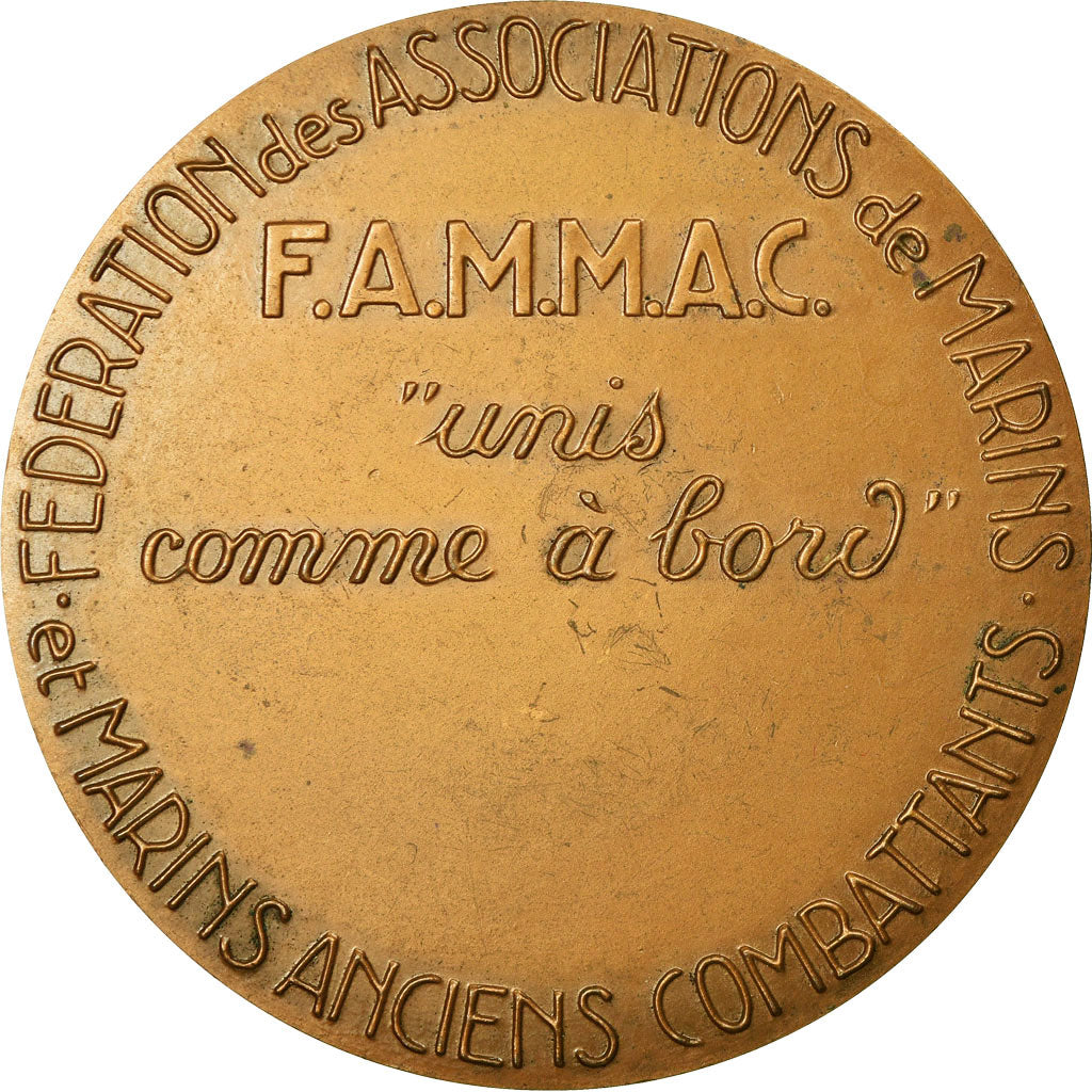 Frankreich, Medaille, Fédération des Associations des Marins Anciens