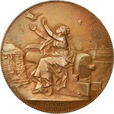 France, Medal, Ministère de la Guerre, Communications aériennes, 1870-1871
