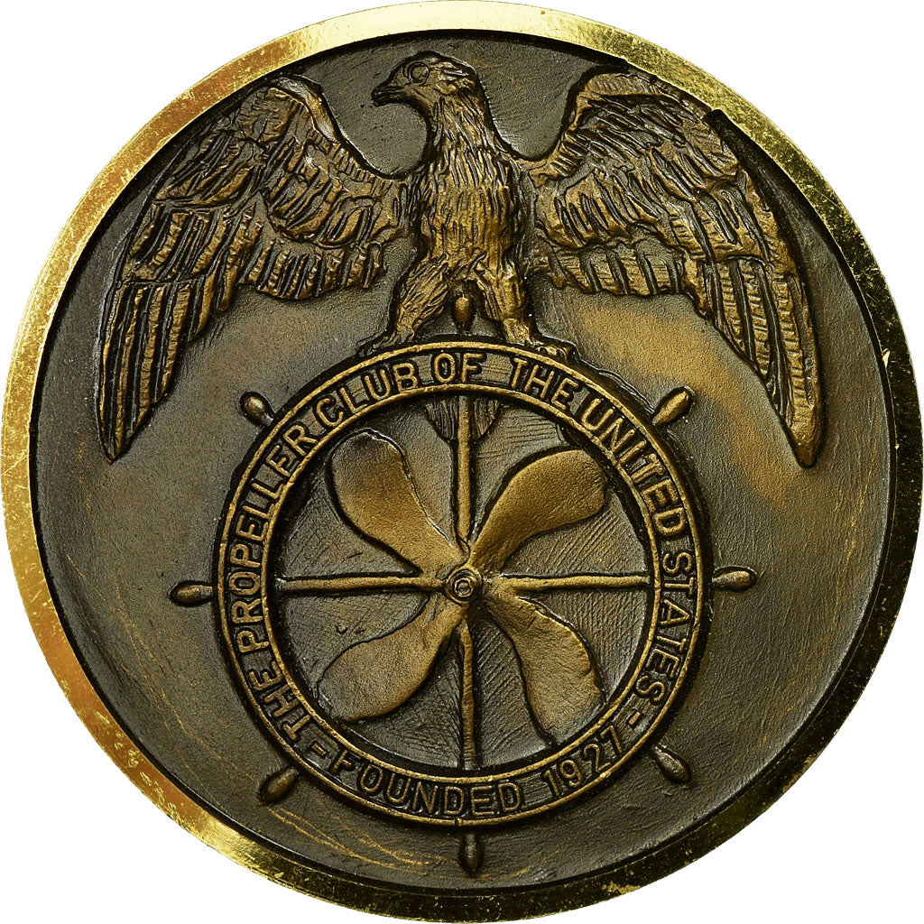 Francia, medaglia, Propeller Club des Etats-Unis, Le Havre N°47, 1986, SPL