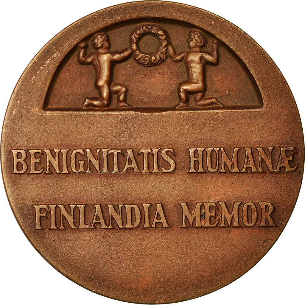 Finland, Medal, Benignitatis Humanae Finlandia Memor, AU(55-58), Bronze