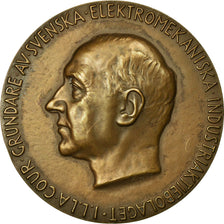 Suecia, medalla, Till Minne Av Elektromekanos, 1943, EBC+, Bronce