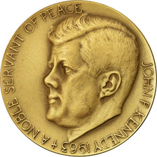 Stati Uniti d'America, medaglia, John Kennedy, A Noble Servant of Peace, 1963