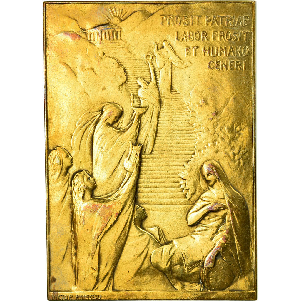 Belgique, Médaille, Alberto Ier, Academie Scientifique et Littéraire, Arts &