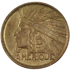 France, Colonial Exhibition, Token, 1931, AU(55-58), Copper, 19.94