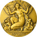 França, Medal, Art Déco, La Déesse Aphrodite, Delannoy, AU(55-58), Bronze