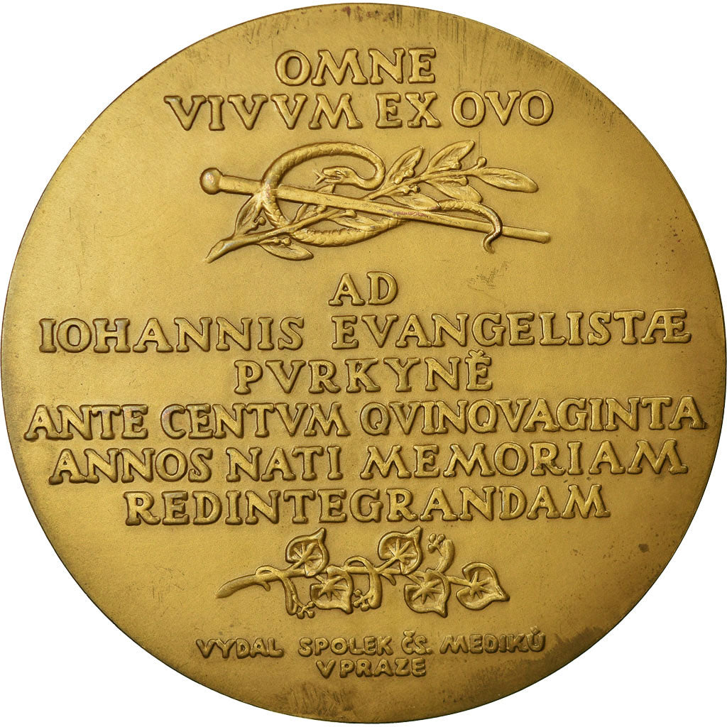 Czechoslovakia, Medal, Jan Evangelista Purkyne, O.Spaniel, MS(60-62), Bronze