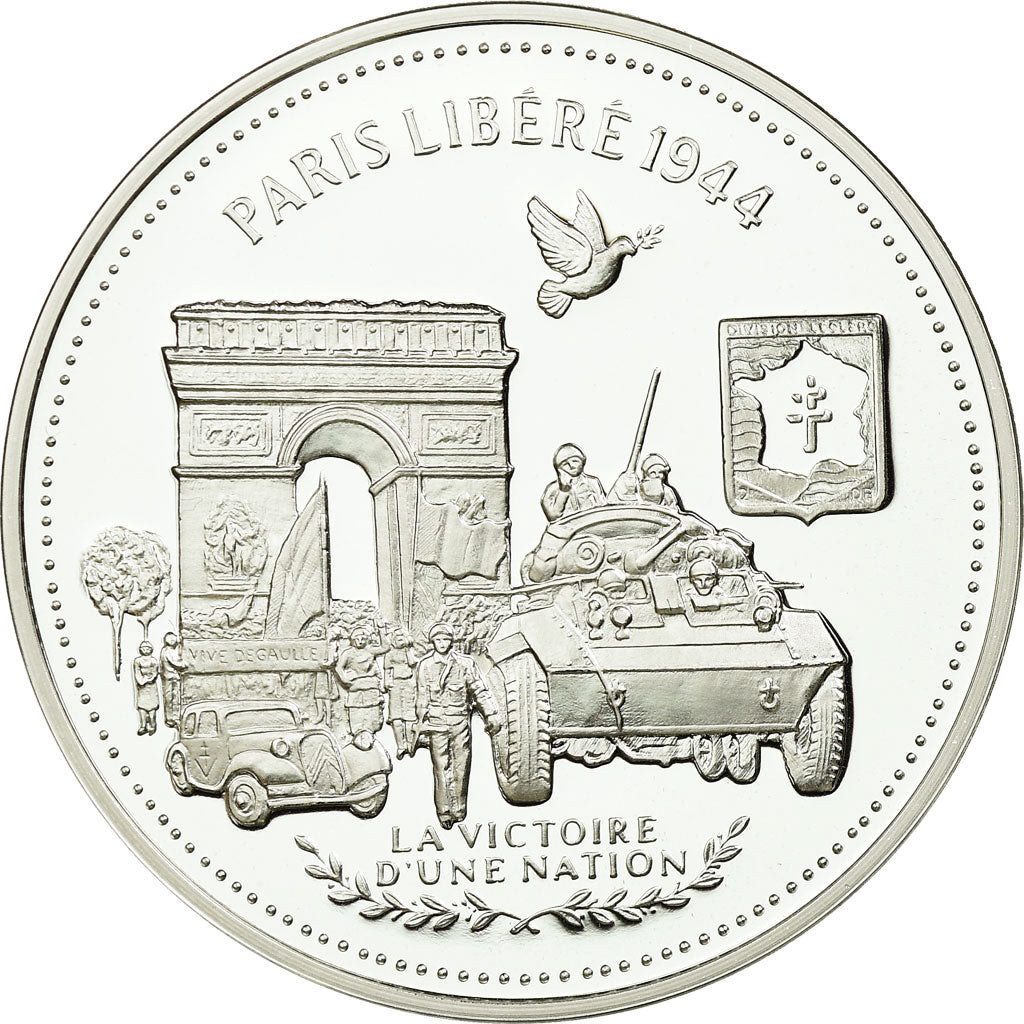France, Medal, Seconde Guerre Mondiale, Paris Libéré, 25 Août 1944