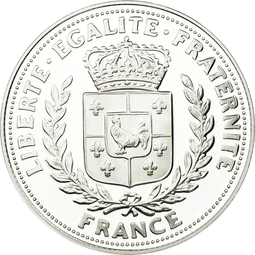 France, Medal, Nouveau Franc De Gaulle, MS(65-70), Silver
