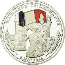 France, Medal, Seconde Guerre Mondiale, Marianne Triomphante, MS(65-70), Silver