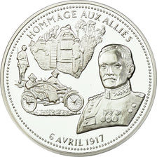 Frankreich, Medaille, Centenaire Première Guerre Mondiale, Hommage aux Alliés