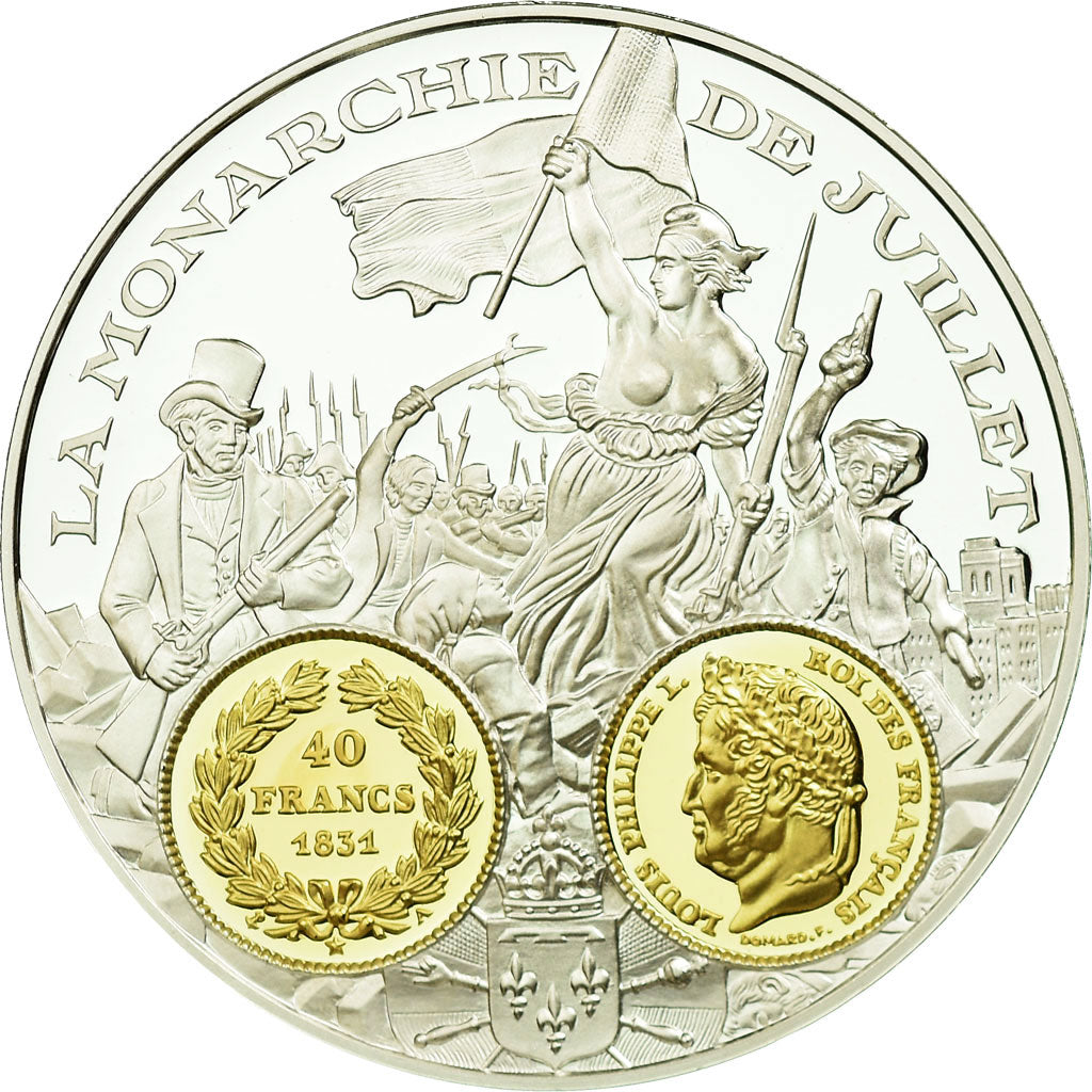 Frankreich, Medaille, Histoire Monétaire, La Monarchie de Juillet, STGL, Silber