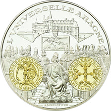 France, Medal, Histoire Monétaire, Angelot d'Or, MS(65-70), Silver