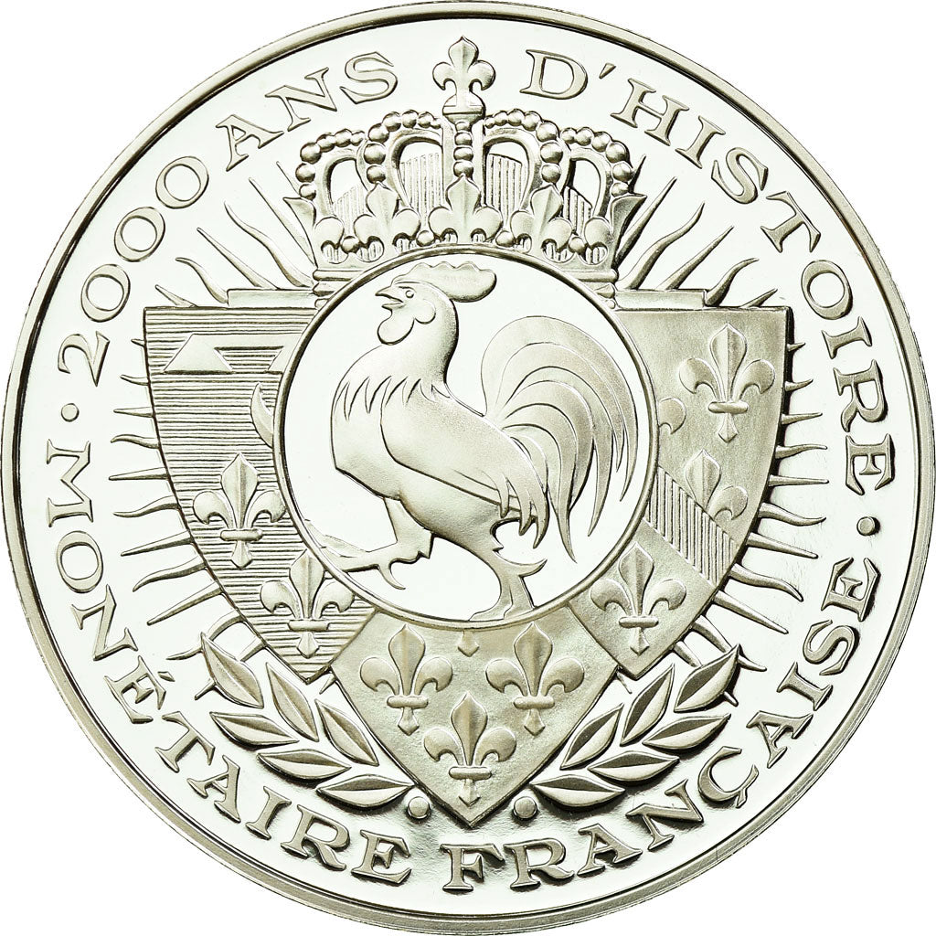 France, Medal, Histoire Monétaire, Henri II, Piéfort, MS(65-70), Silver