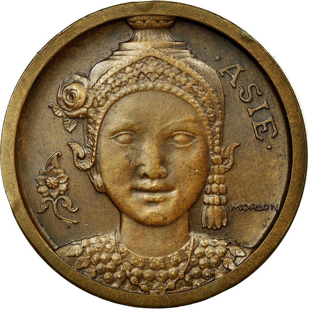 France, Token, Colonial Exhibition, 1931, AU(55-58), Copper